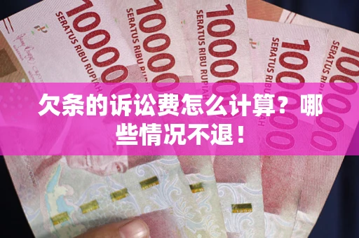 济南欠条的诉讼费怎么计算?哪些情况不退! 济南欠条的诉讼费怎么计算?哪些情况不退!