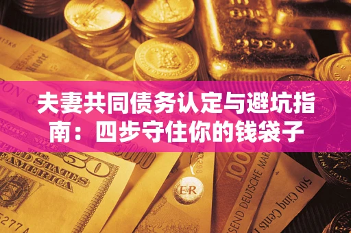 济南夫妻共同债务认定与避坑指南：四步守住你的钱袋子