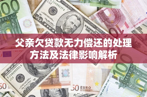 济南父亲欠贷款无力偿还的处理方法及法律影响解析